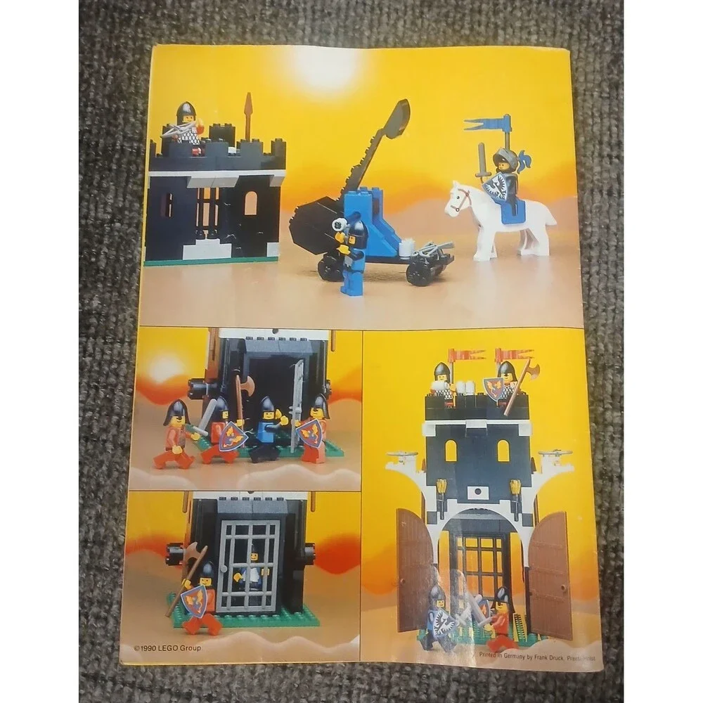 LEGO 6059 Black Knight's Stronghold Instruction Original Manual Only Vtg Castle